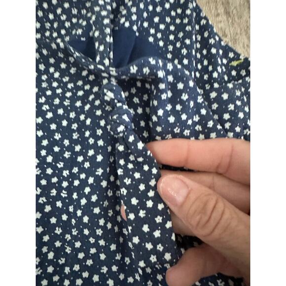 & OTHER STORIES Women's Blue & White Floral Print Relaxed Jumpsuit Size 8 - Picture 11 of 11